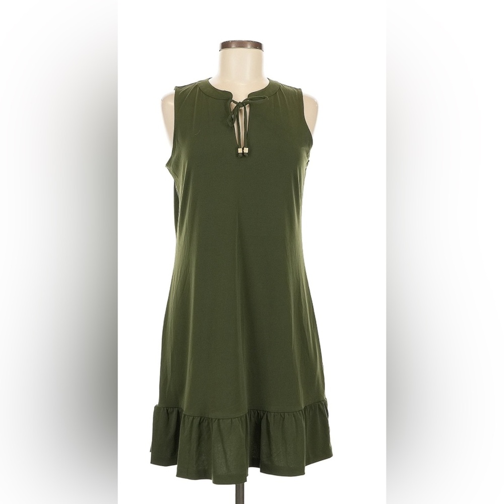Michael Kors Forest Green Sleeveless Tank Top